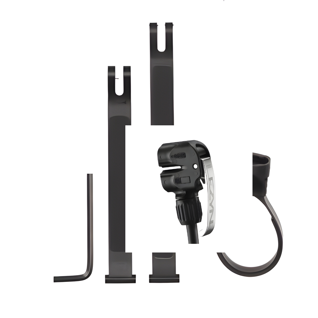 Lezyne Macro Drive Digital Floor Pump (Dual Valve)-Silver