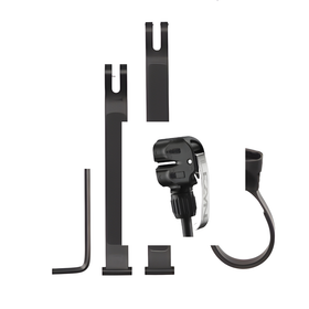 Lezyne Macro Drive Digital Floor Pump (Dual Valve)-Silver