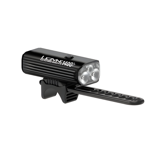 Lezyne Macro Drive 1400+ Front Light-Black (1400 Lumens)