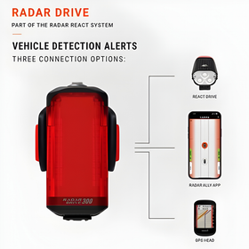 Lezyne Radar Drive Rear Light (300 Lumens)