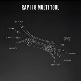 Lezyne RAP II 8 Multitool (8 Functions)