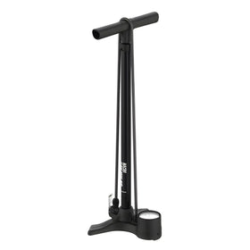 Lezyne Macro Drive Floor Pump (Dual Valve)-Flat Black