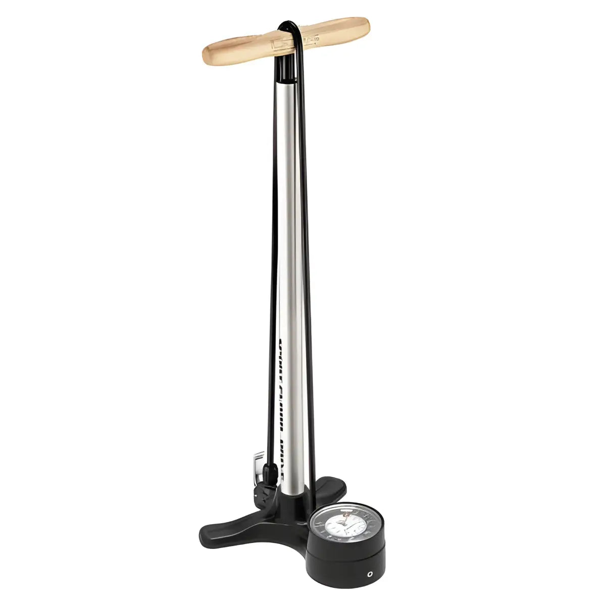 Lezyne Sport Drive 2.5DV Floor Pump-Metallic Silver