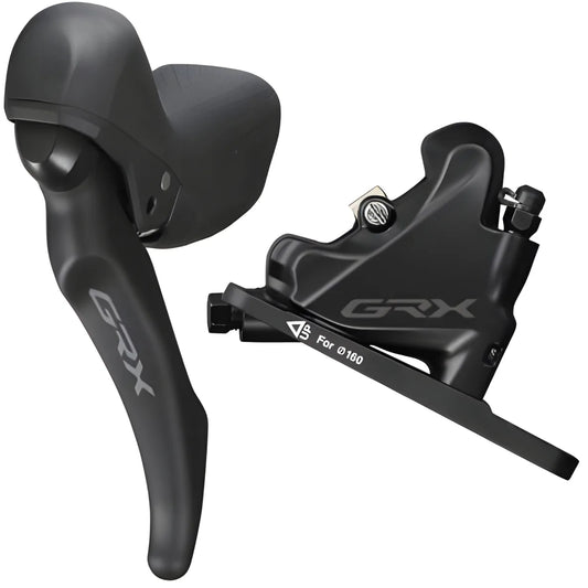 Shimano GRX Hydraulic Disc Brake Set BL-RX600/BR-RX400 For 1x (Left/Front)