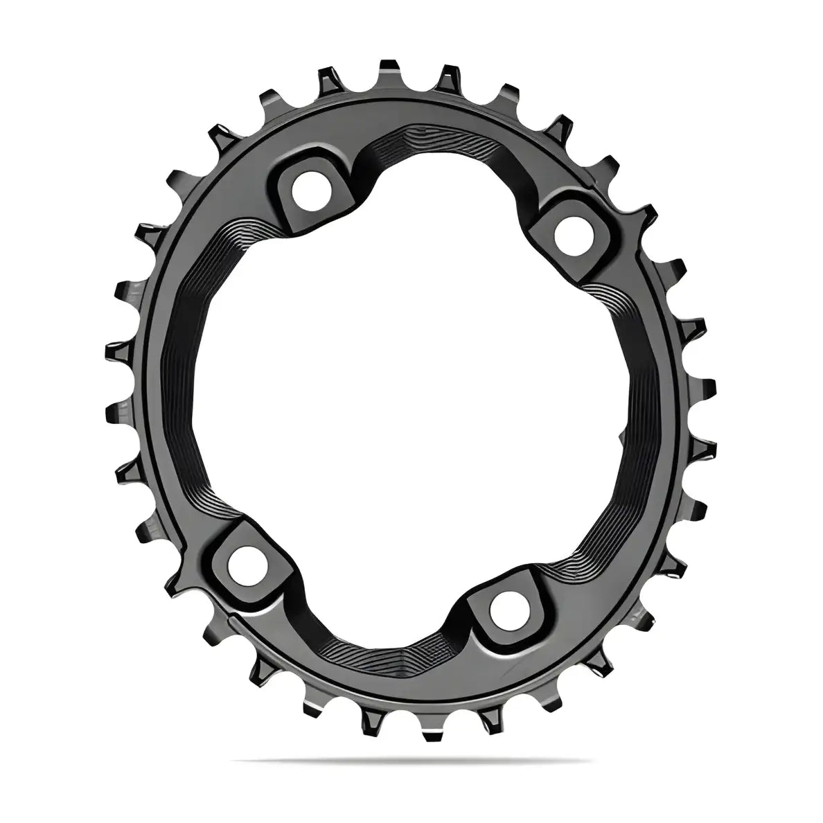 Absolute Black Oval MTB Chainring 1X Shimano 96 BCD XT M8000-Black