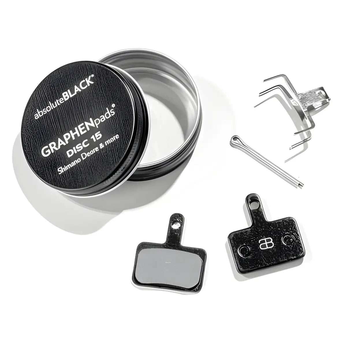 Absolute Black GRAPHENpads Disc Brake Pads For Deore (No.15)