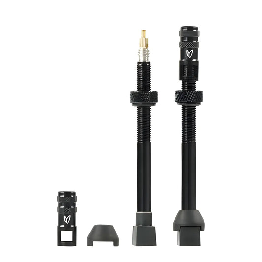 Effetto Mariposa Tubeless Valves (70mm)-Black (Pack Of 2)
