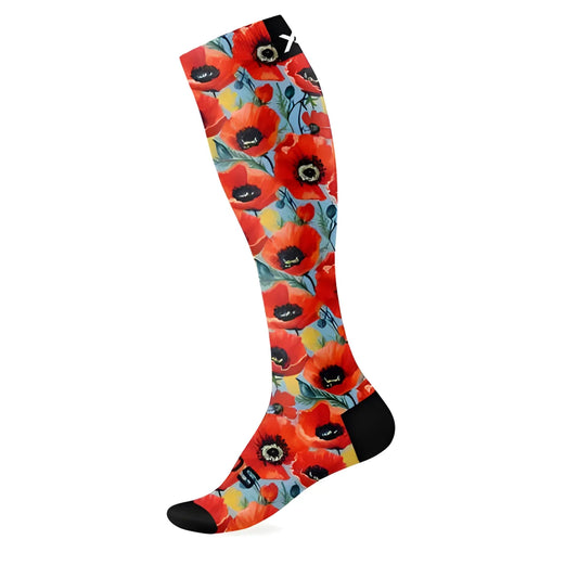 Sox Wild Poppy Equestrian Knee High Socks