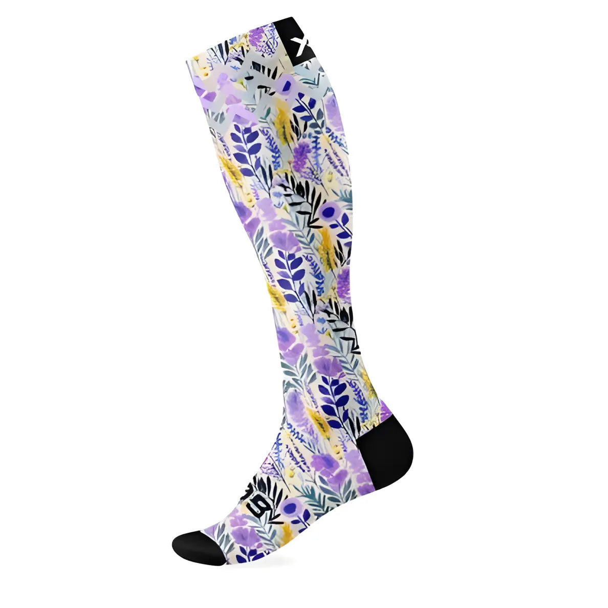 Sox Lavender Fields Equestrian Knee High Socks