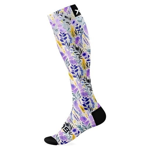 Sox Lavender Fields Equestrian Knee High Socks