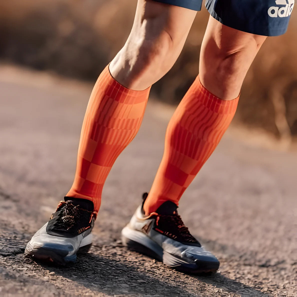 Sox Slight Orange Knee High Socks