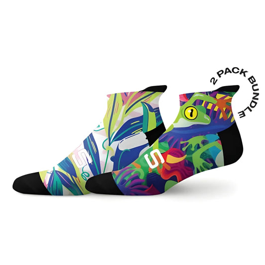 Sox Birds & Frogs Tab Combo Socks (Pack Of 2)