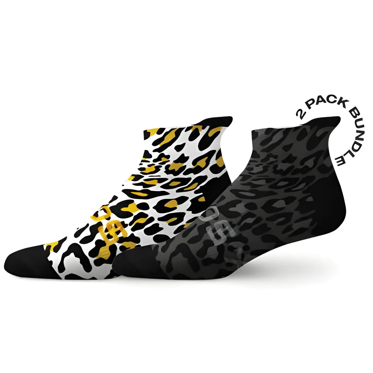 Sox Leopard Tab Combo Socks (Pack Of 2)