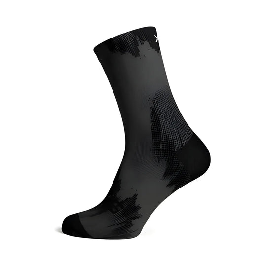 Sox Black Gravel Minimalist Crew Socks