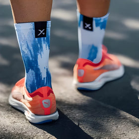 Sox Blue Gravel Minimalist Crew Socks