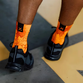 Sox Neon Slide Orange Casual Crew Socks