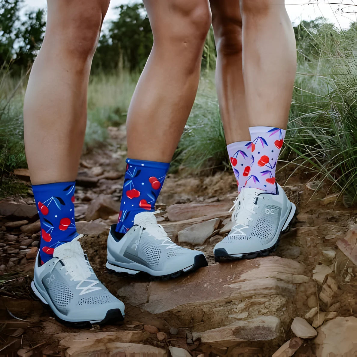 Sox Cherry Pink Casual Crew Socks