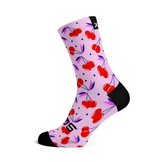 Sox Cherry Pink Casual Crew Socks