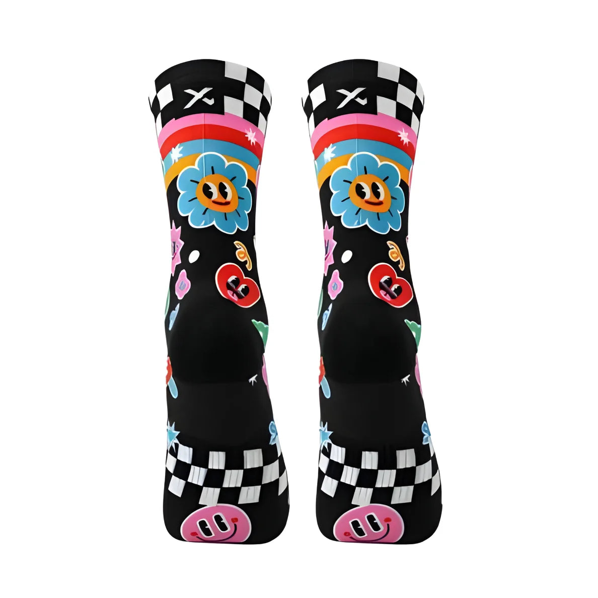 Sox Sticker Casual Crew Socks