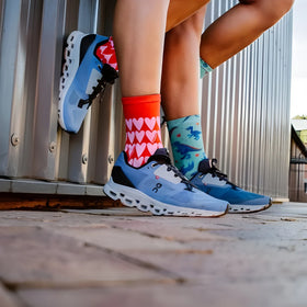 Sox Hearts Casual Crew Socks