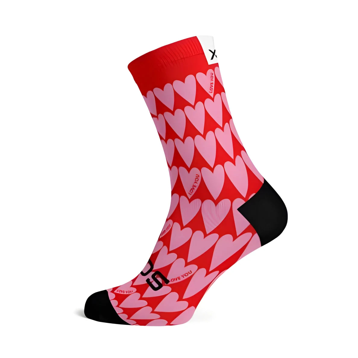 Sox Hearts Casual Crew Socks