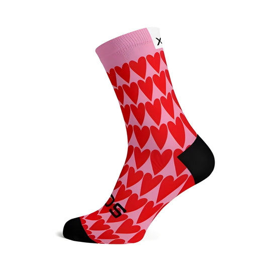 Sox Hearts Casual Crew Socks