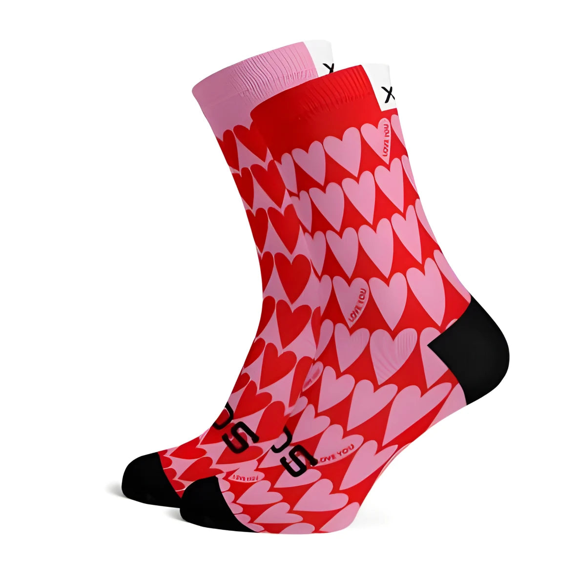 Sox Hearts Casual Crew Socks