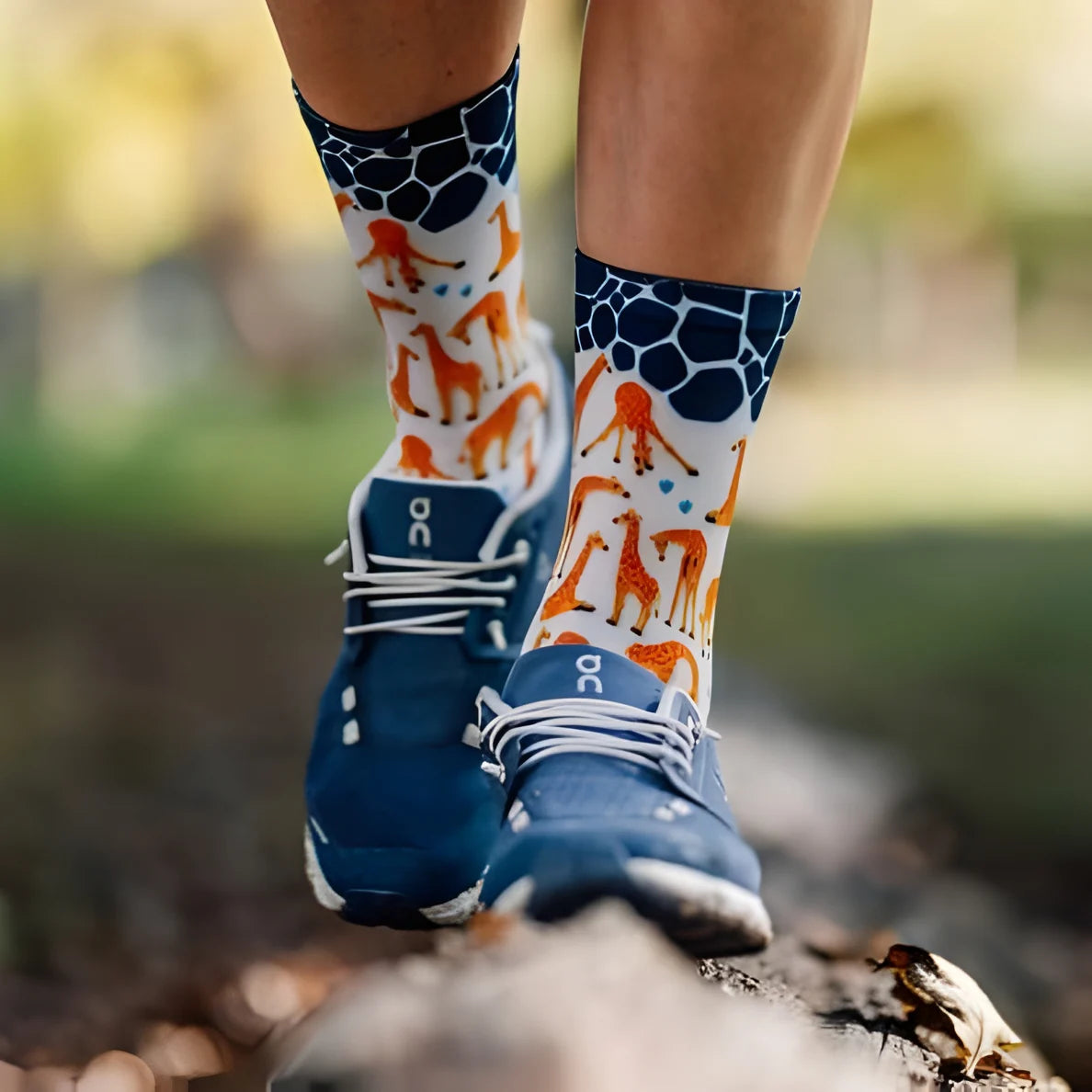 Sox Giraffe Casual Crew Socks