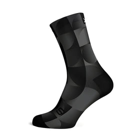 Sox Solid Charcoal Casual Crew Socks