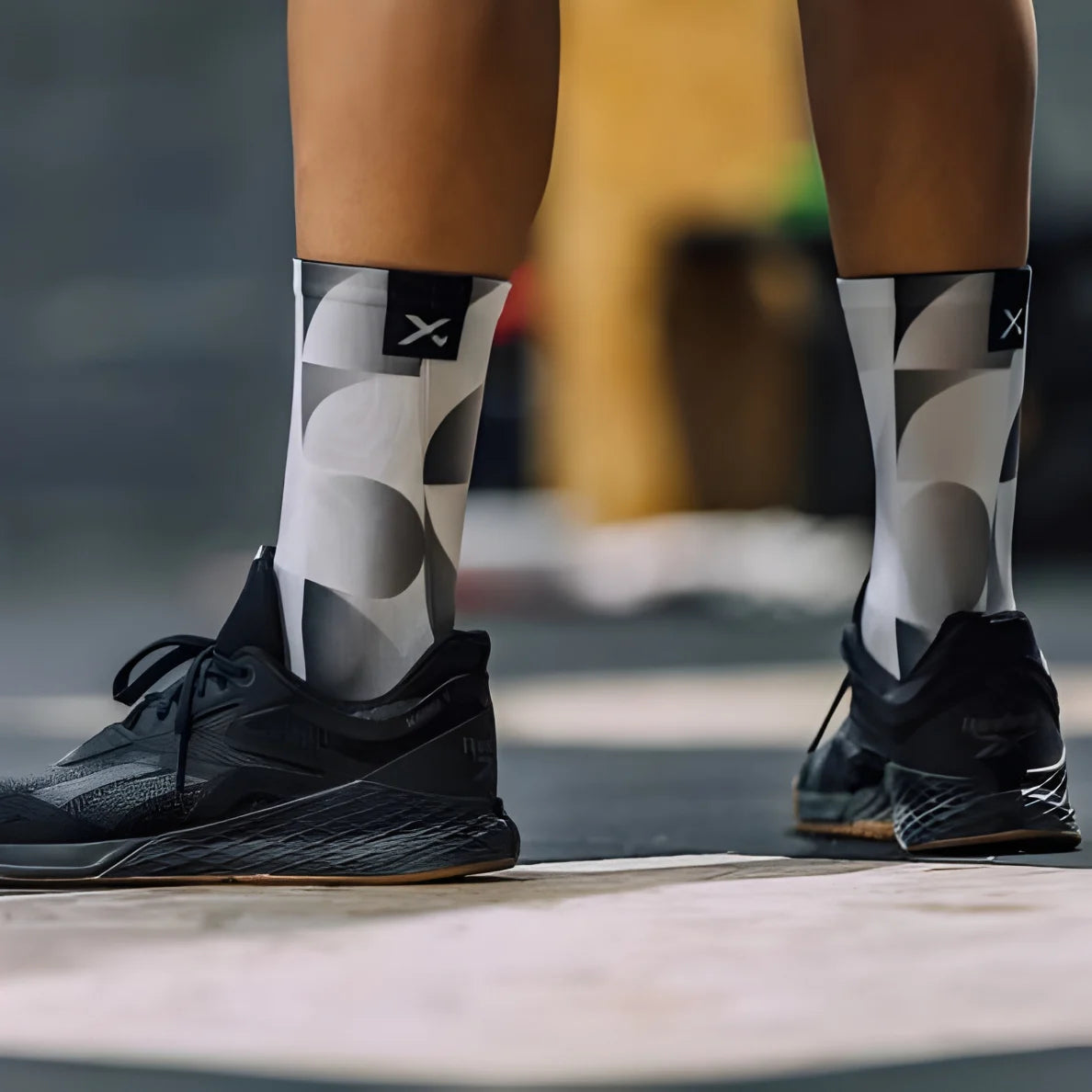 Sox Solid Silver Casual Crew Socks