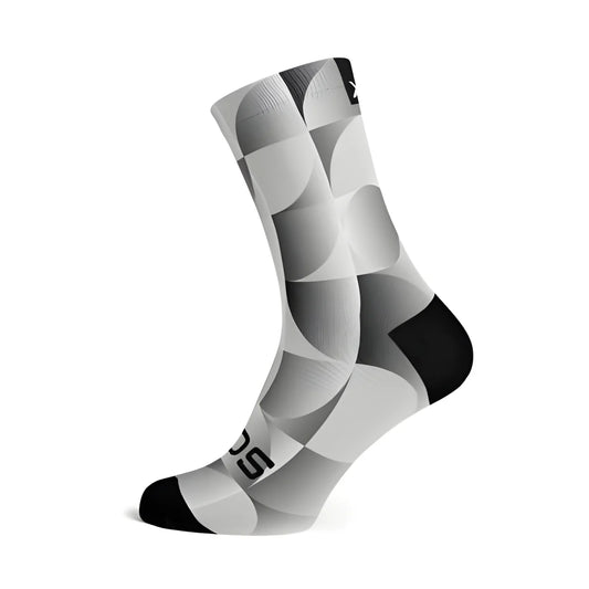 Sox Solid Silver Casual Crew Socks