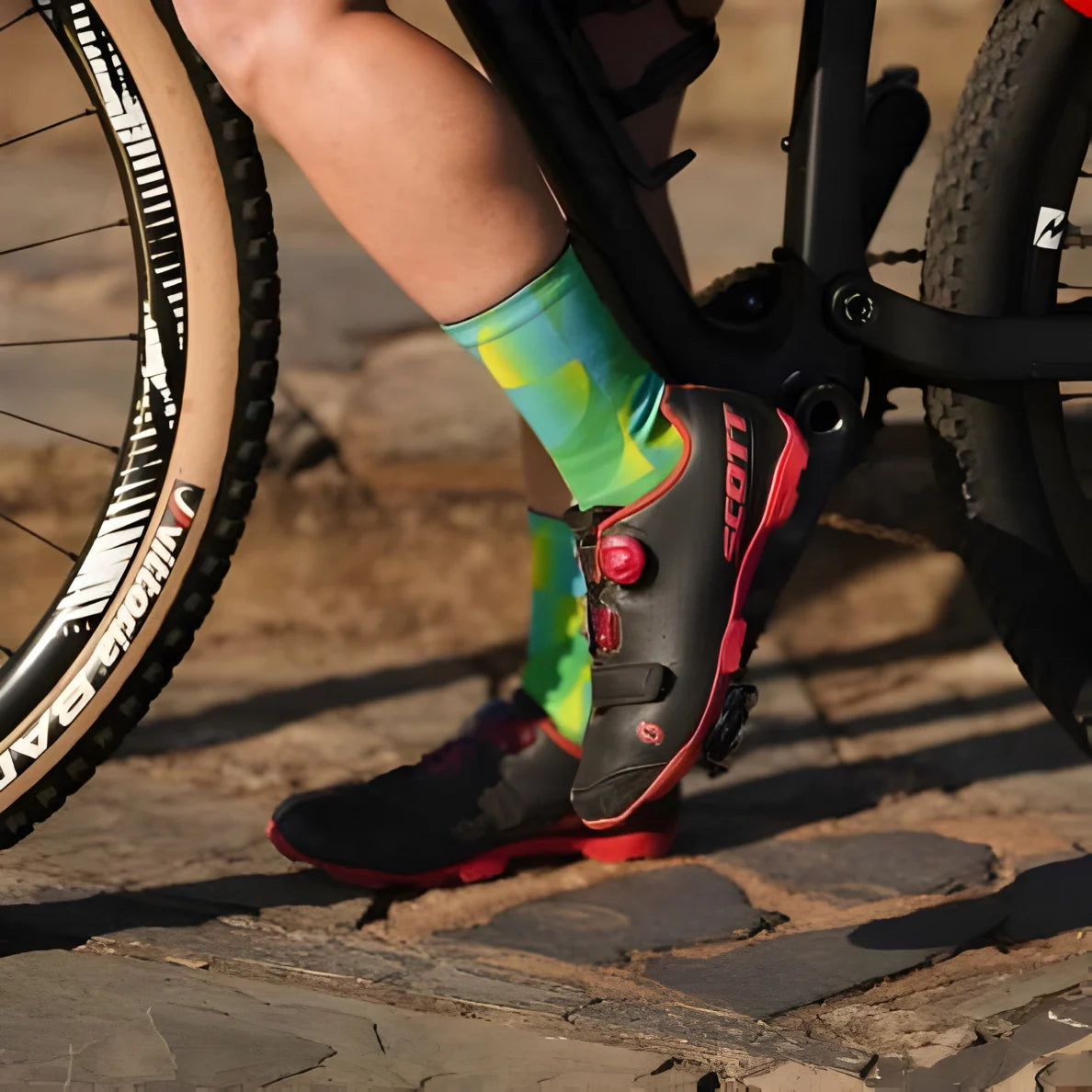 Sox Solid Green Casual Crew Socks