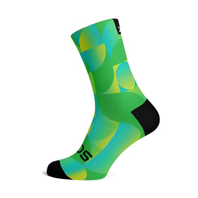 Sox Solid Green Casual Crew Socks