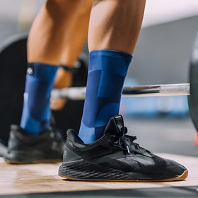 Sox Solid Royal Blue Casual Crew Socks