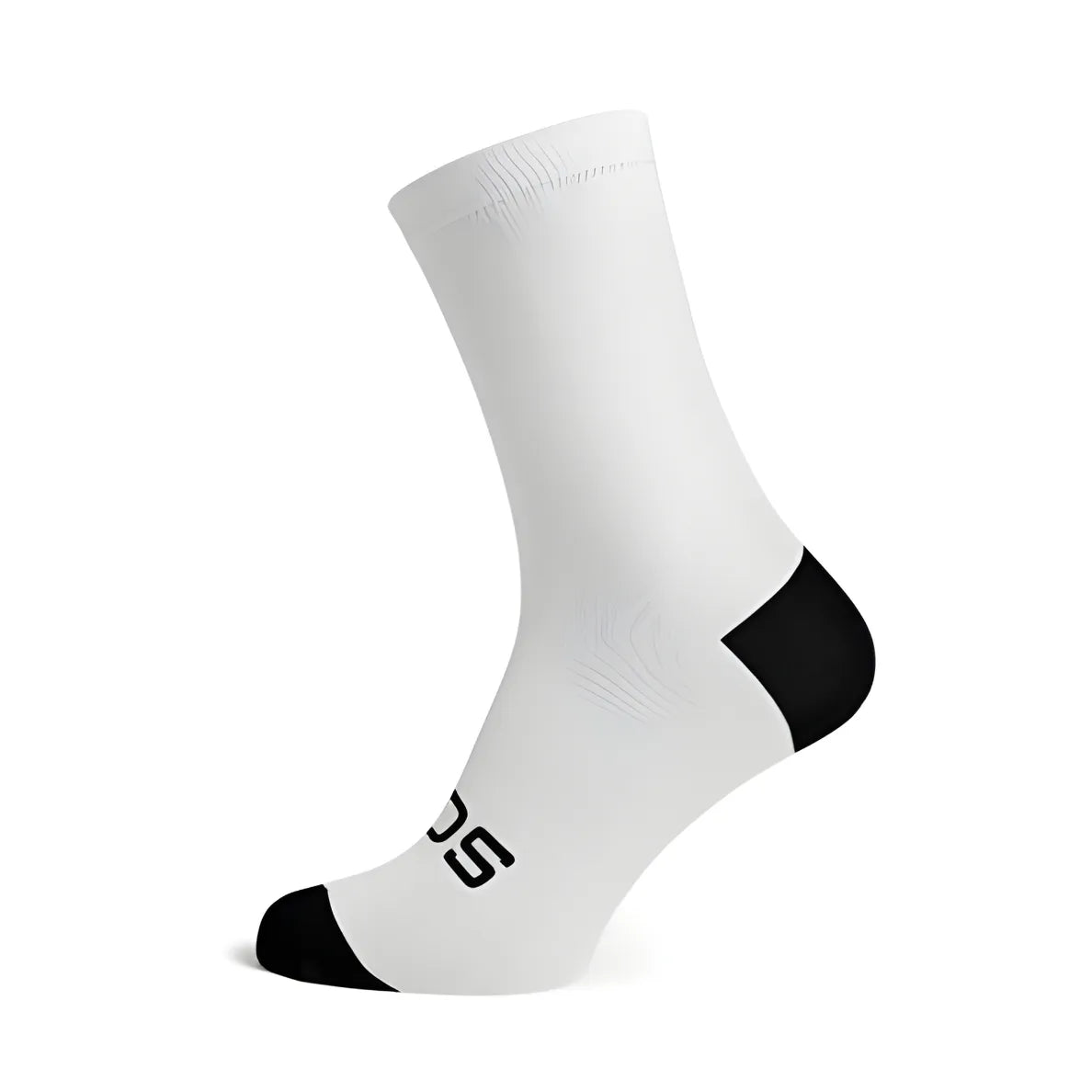 Sox Solid White Casual Crew Socks