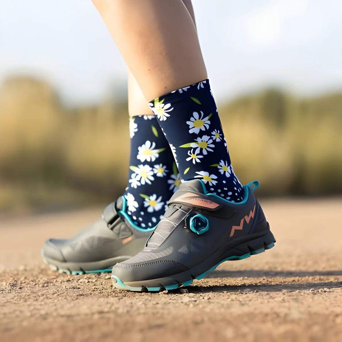 Sox Daisy Running Crew Socks