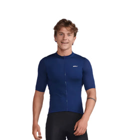 2XU MC6649A Aero Mens Cycling Jersey (Medieval/White Reflective)