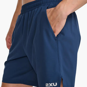 2XU MR6904B Aero 7 Inch Men's Running Shorts (Midnight/Silver Reflective)