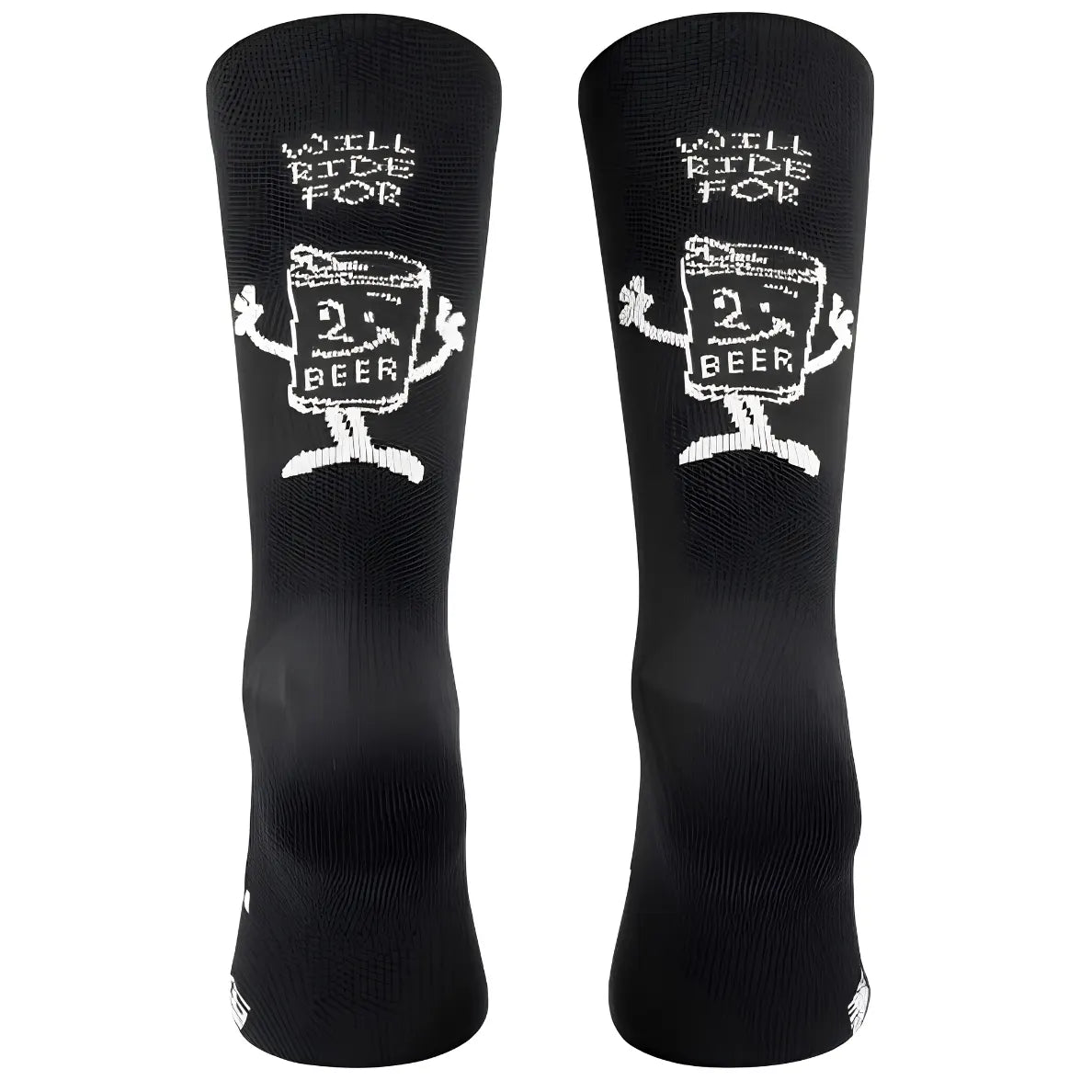 Northwave Will Ride For Beer Winter Socks-Black
