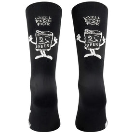 Northwave Will Ride For Beer Winter Socks-Black