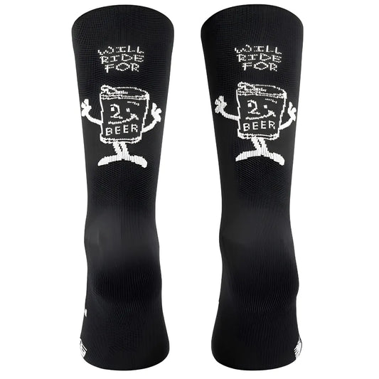 Northwave Will Ride For Beer Winter Socks-Black