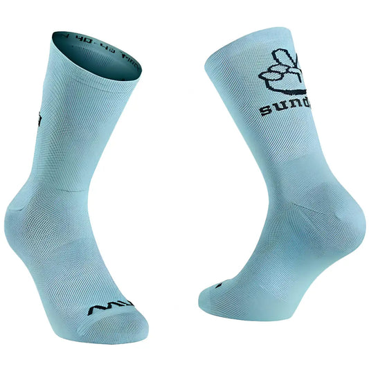 Northwave Sunday Monday Socks-Blue Surf