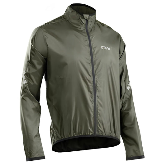 Northwave Vortex 2 Rain Jacket-Forest Green