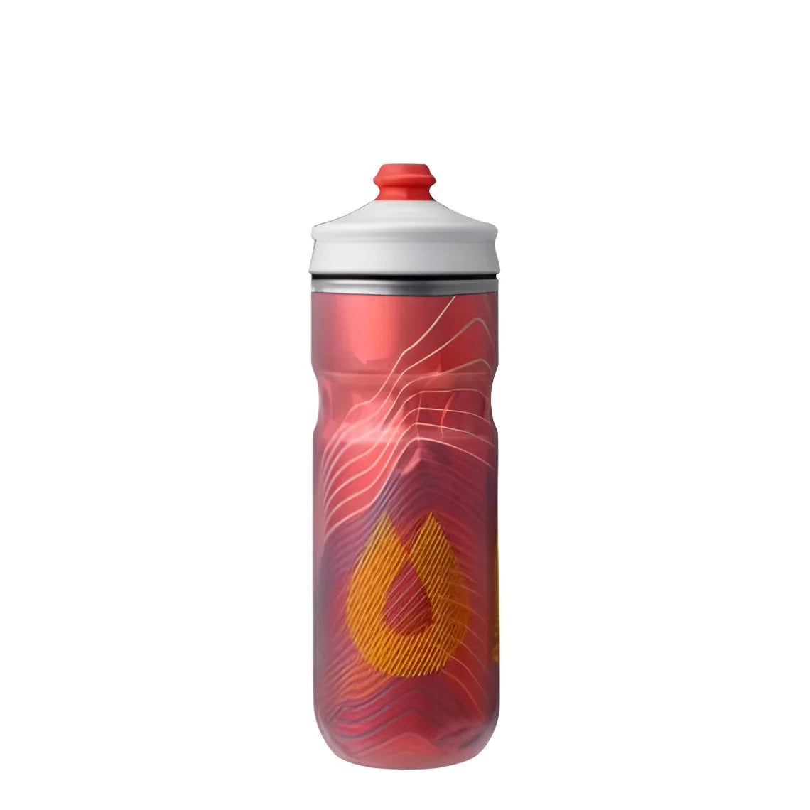 Hydrapak Polar Surge Insulated Ascent Bottle-Red (600ml)