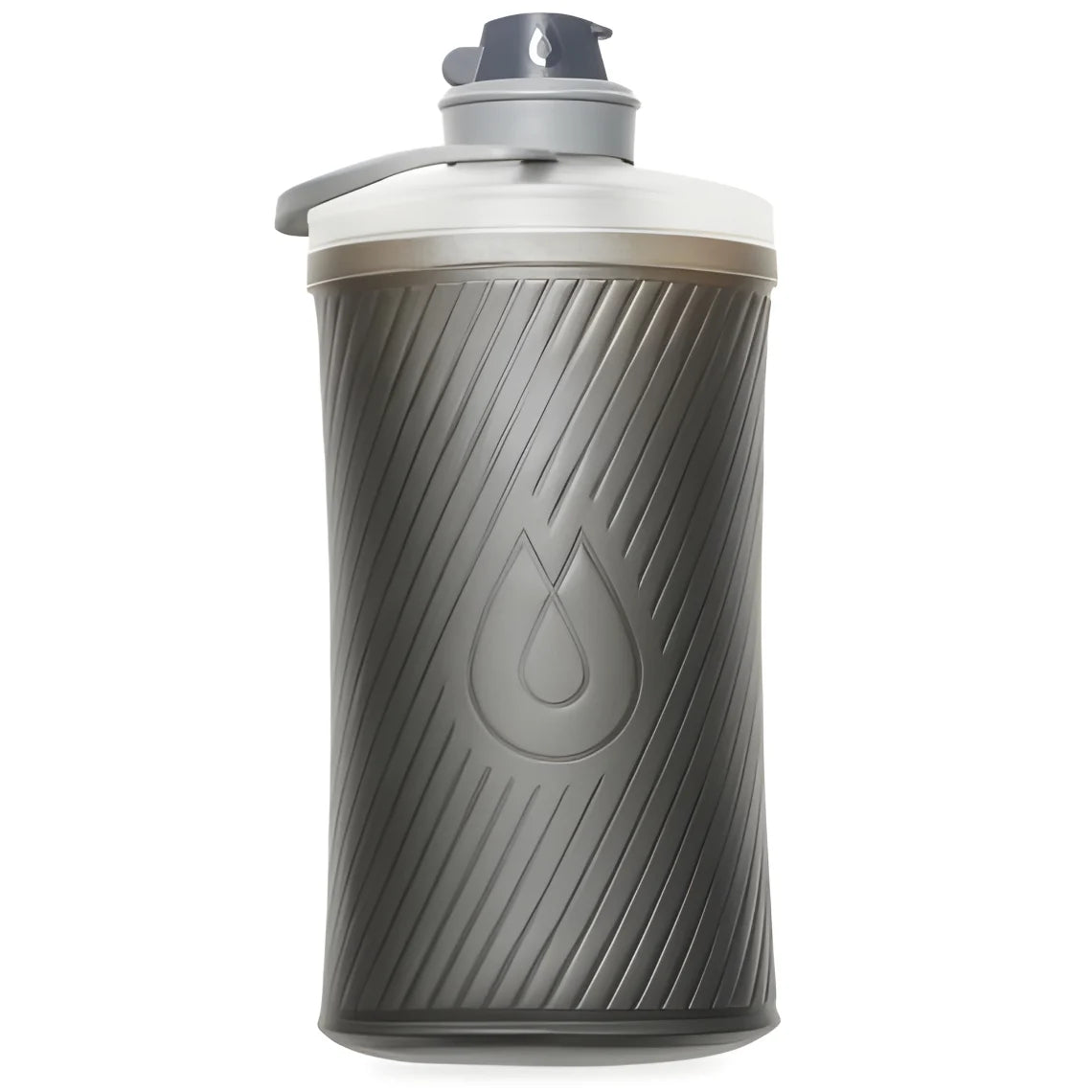 Hydrapak Flux Flexible Bottle-Mammoth Grey (750ml)