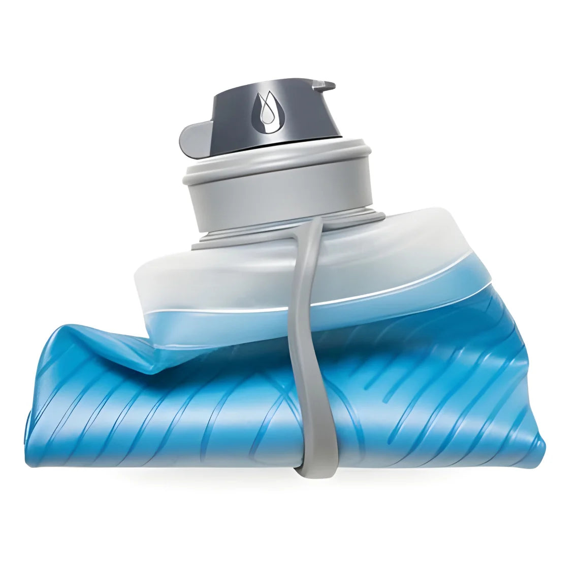 Hydrapak Flux Flexible Bottle-Tahoe Blue (1 Ltr)
