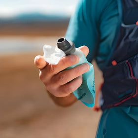 Hydrapak Softflask Foldable Bottle-Malibu Blue (150ml)