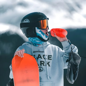 Hydrapak Stow Flexible Bottle-Mountain Edition-Redwood (350ml)