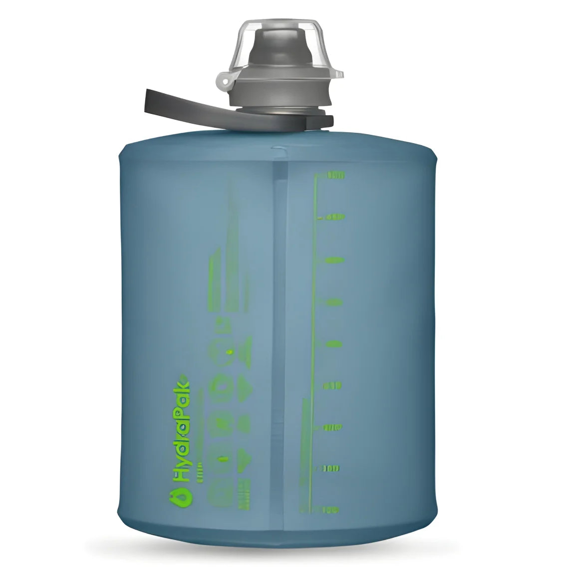 Hydrapak Stow Flexible Bottle-Tahoe Blue (500ml)