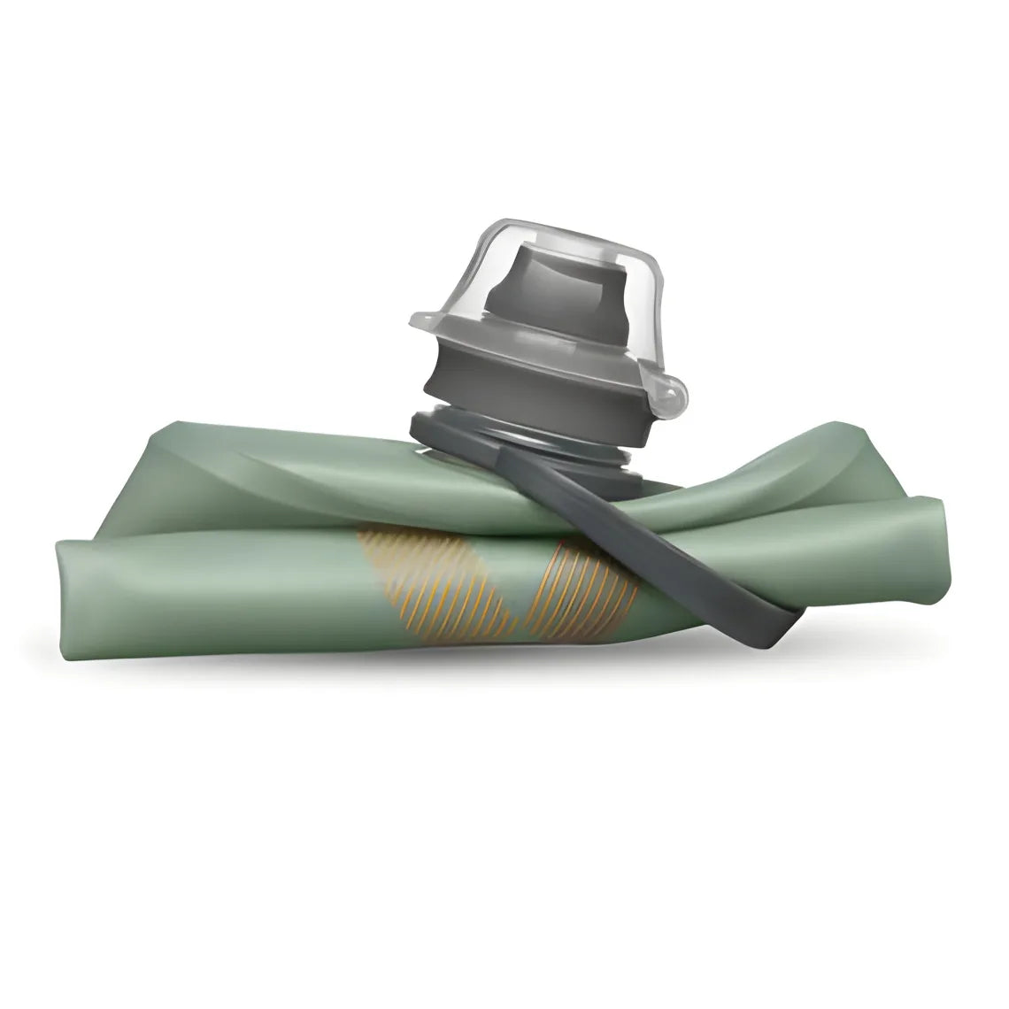 Hydrapak Stow Flexible Bottle-Sutro Green (500ml)